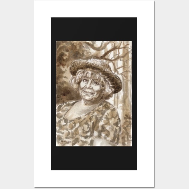 Miriam Margolyes Wall Art by BarnabyEdwards